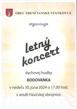 letný koncert Bodovanka