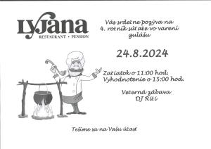 plagát súťaž vo varení gulášu LyJana