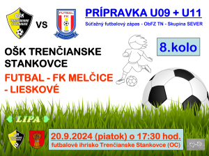 plagát zápas prípravky