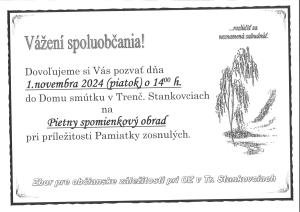 pietny spomienkový obrad