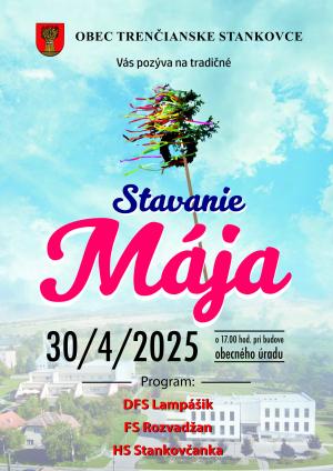 plagát stavanie Mája