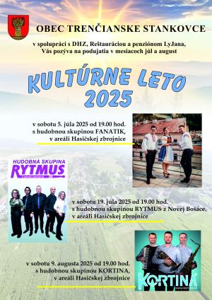 plagát Kultúrne leto 2025